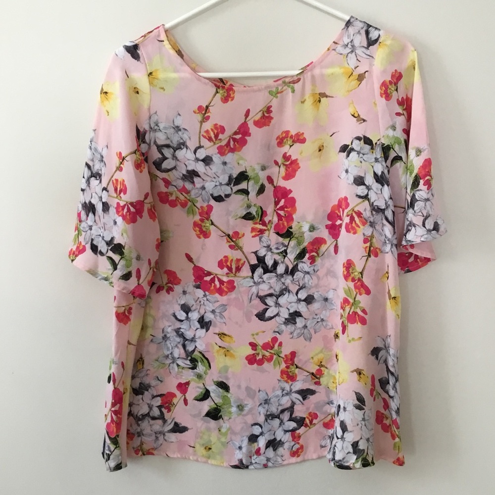 Liz Claiborne Spring Floral Blouse